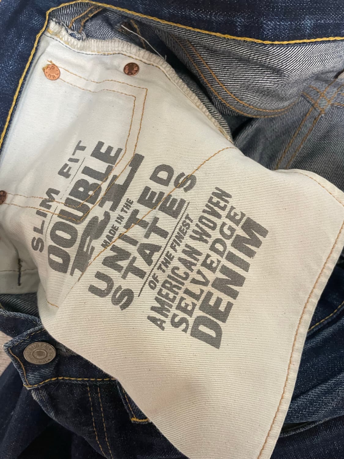 RRL 슬림핏 데님 (32x32) 상품이미지5