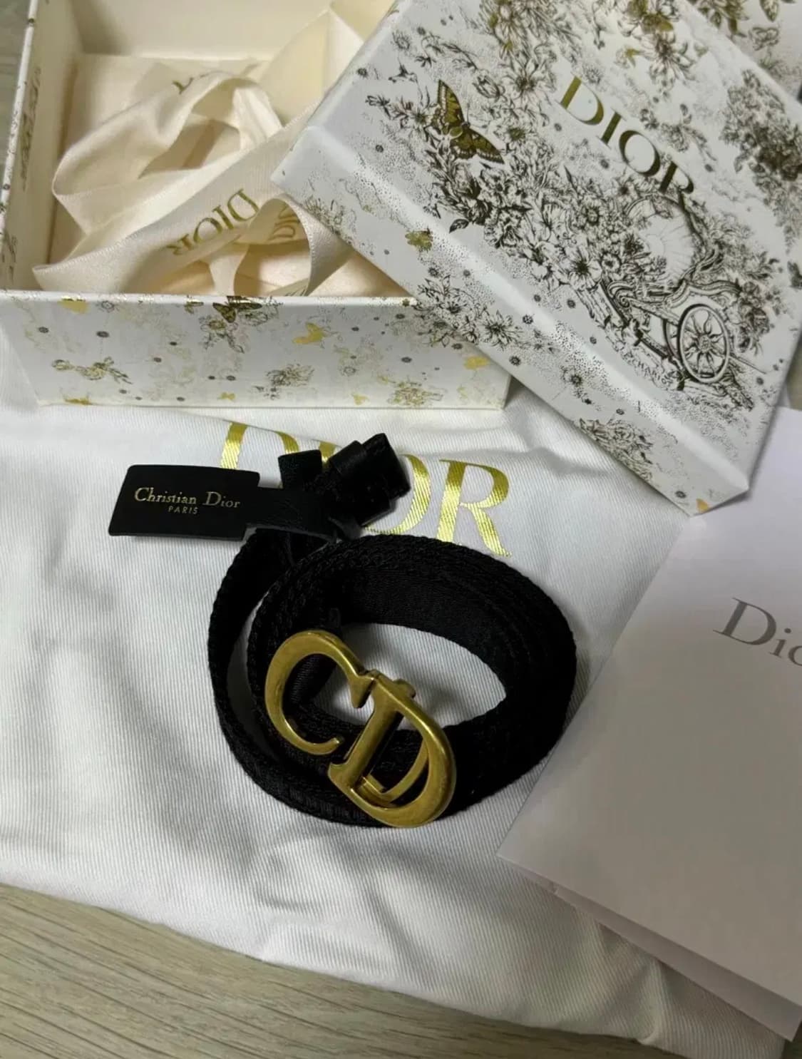 디올 새들 벨트 패브릭 상품이미지1