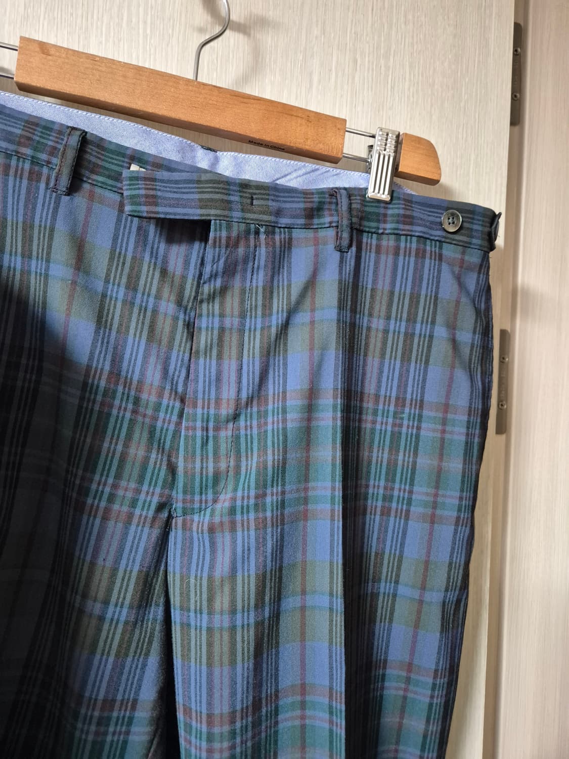 BEAMS 빔즈 플러스 블랙와치 자켓 셋업 슈트세트 XL 상품이미지6