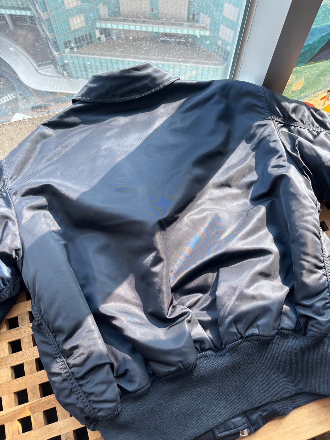 알파인더스트리 cwu-45 플라이트 항공 자켓 블루  상품이미지7