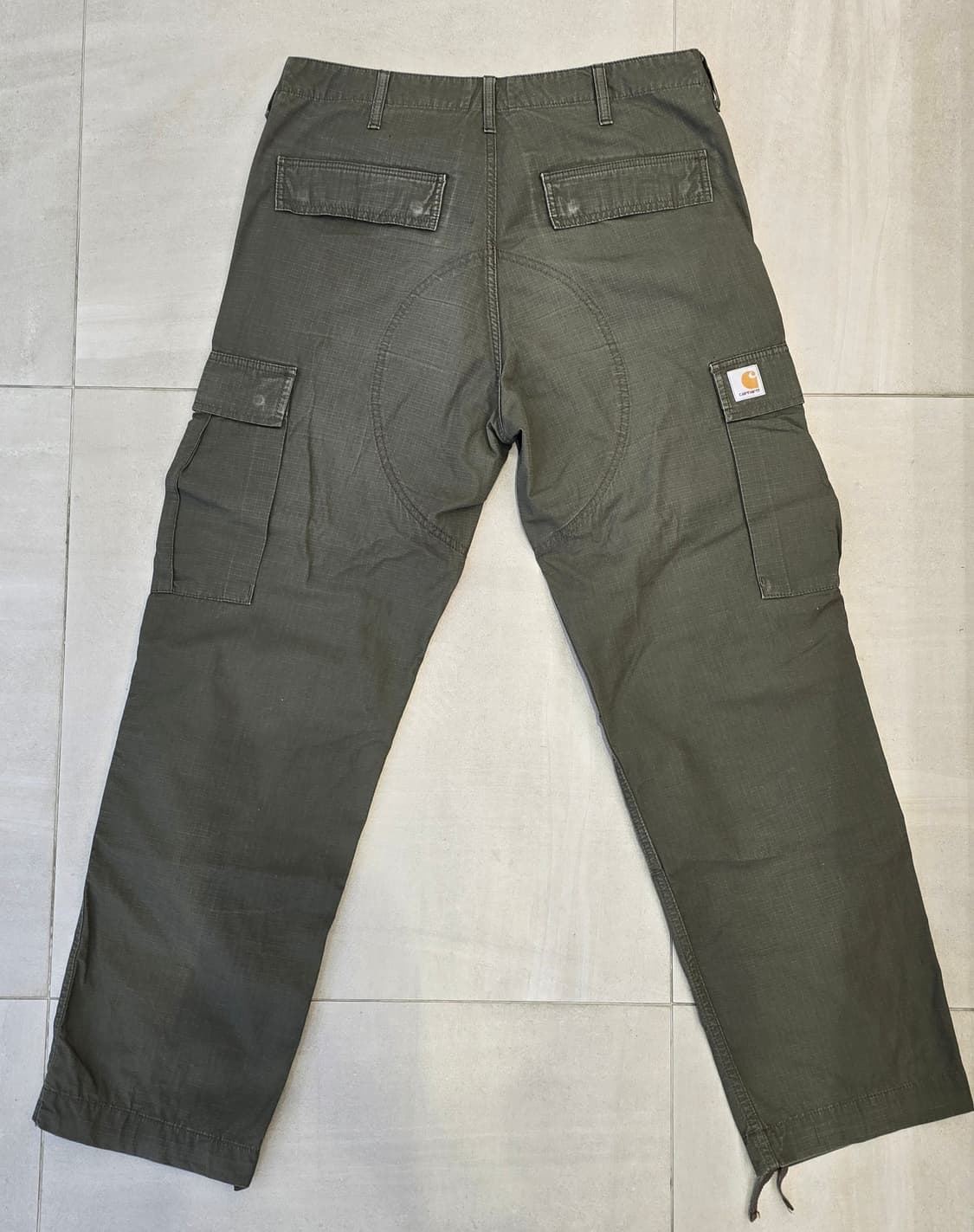 칼하트 레귤러 카고 바지 33 올리브 상품이미지3