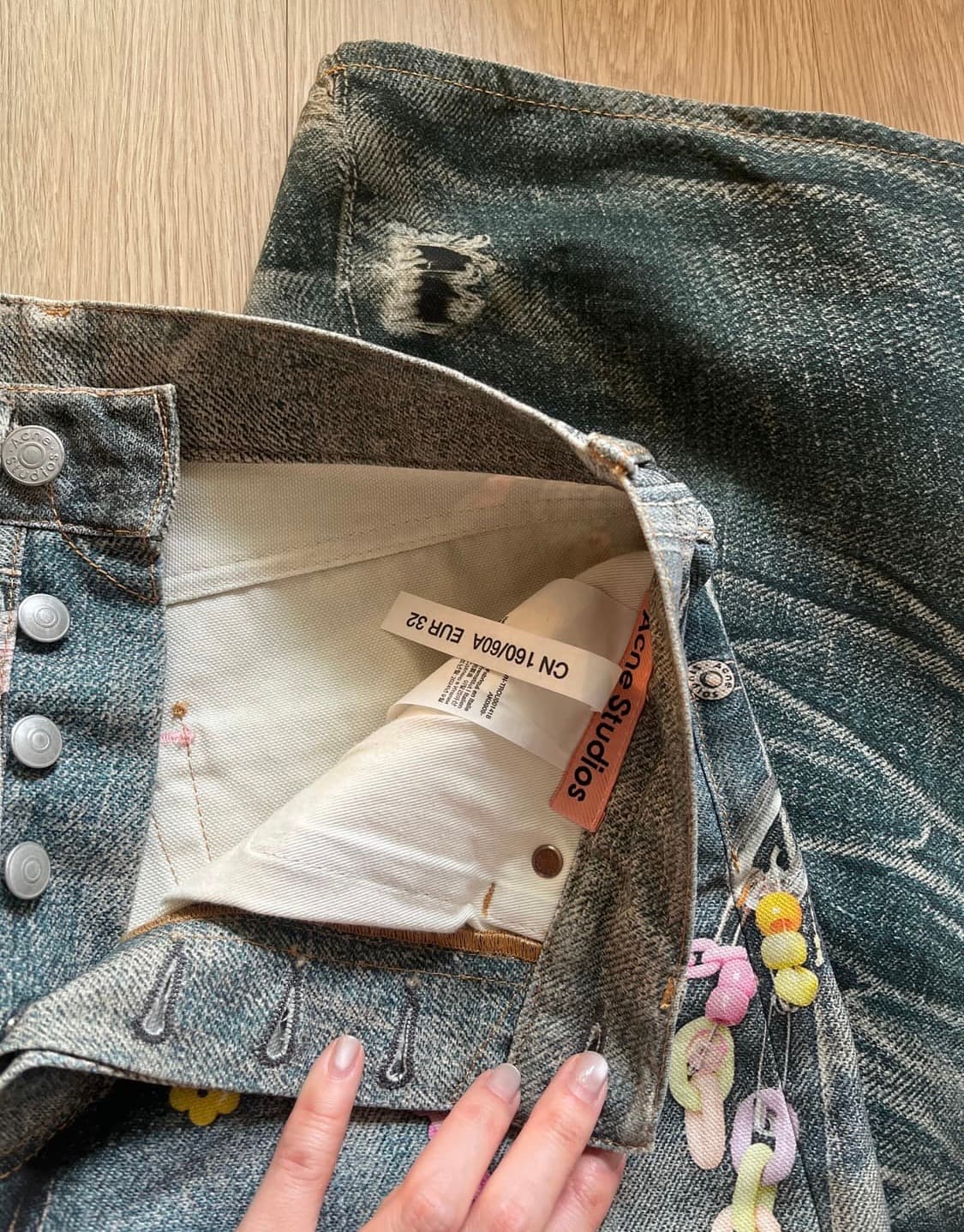 Acne Studios 프린트 데님 (32) 상품이미지4