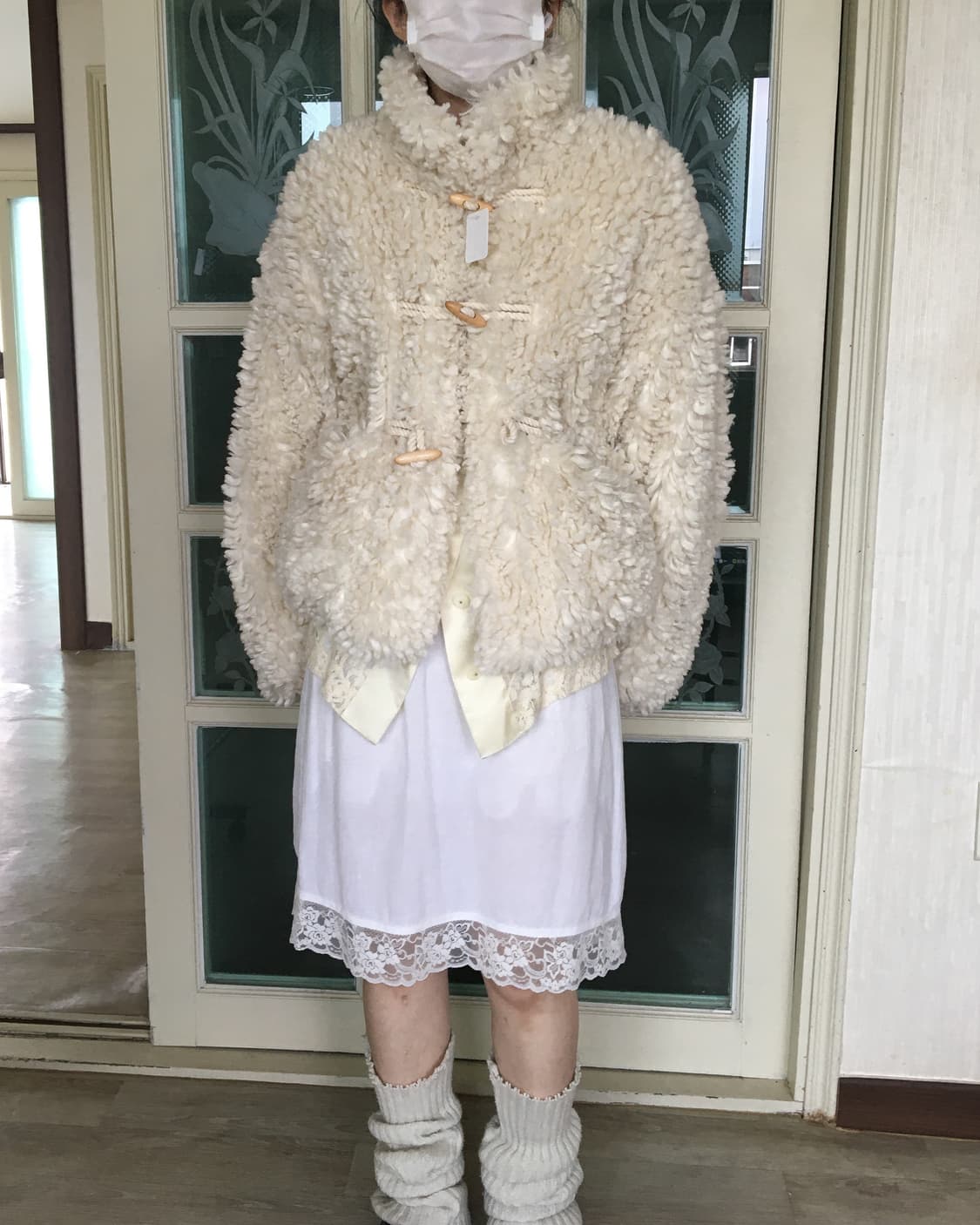 Fake fur duffle button jacket 상품이미지7