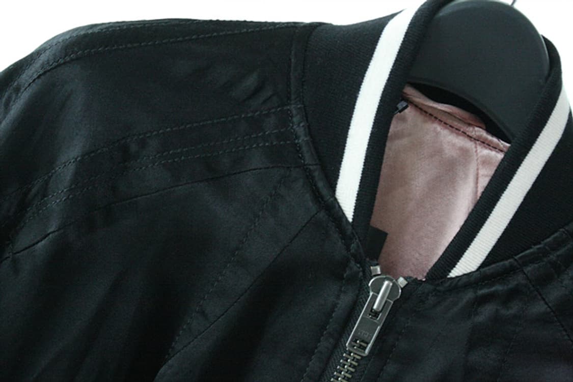 Haider ackermann 하이더아커만 블랙 봄버 블루종 새제품 상품이미지2