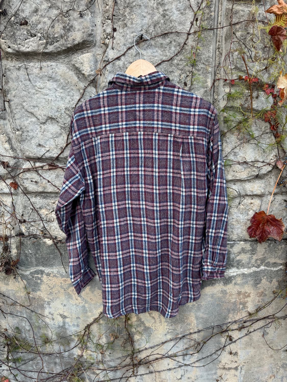 버드와이저 빈티지 투포켓 플란넬 체크 웨스텀 셔츠 상품이미지3