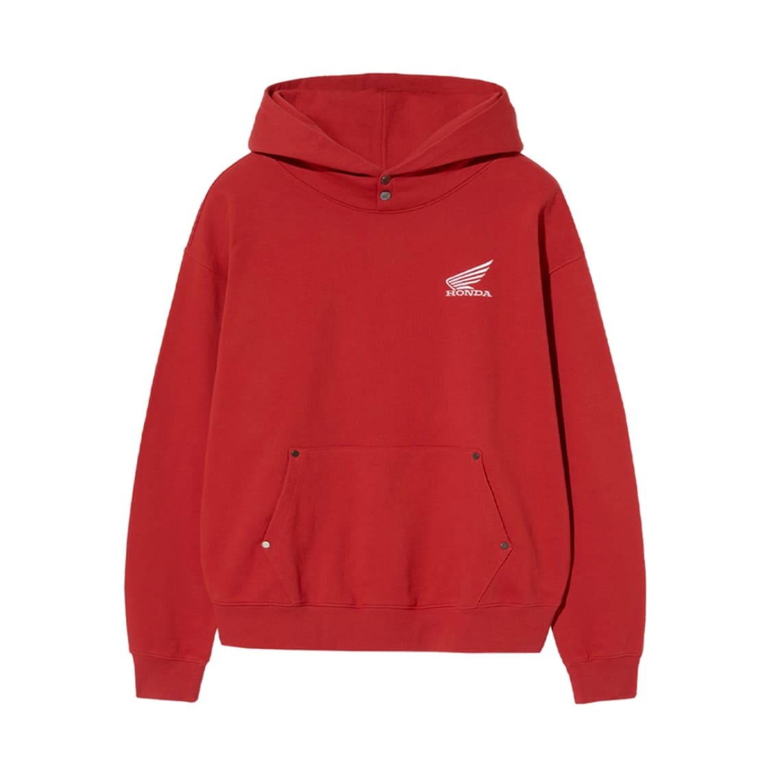 혼다 스몰 윙 리벳 포인트 후디 레드 상품이미지1