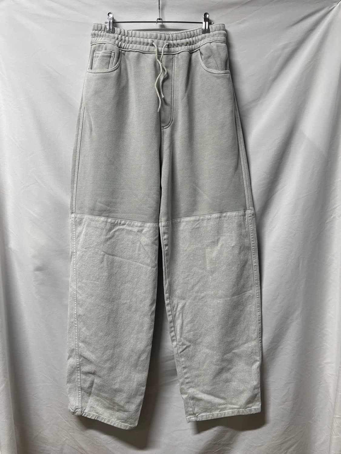 amomento drawstring sweatpants mint 상품이미지1