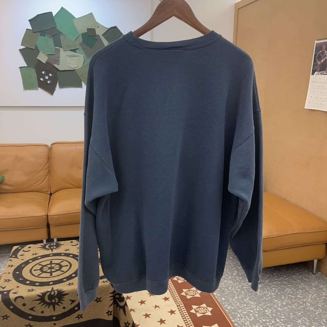 디즈니 희귀 구피 프린팅 키치 오버핏 약기모 맨투맨 110 C08688 상품이미지4