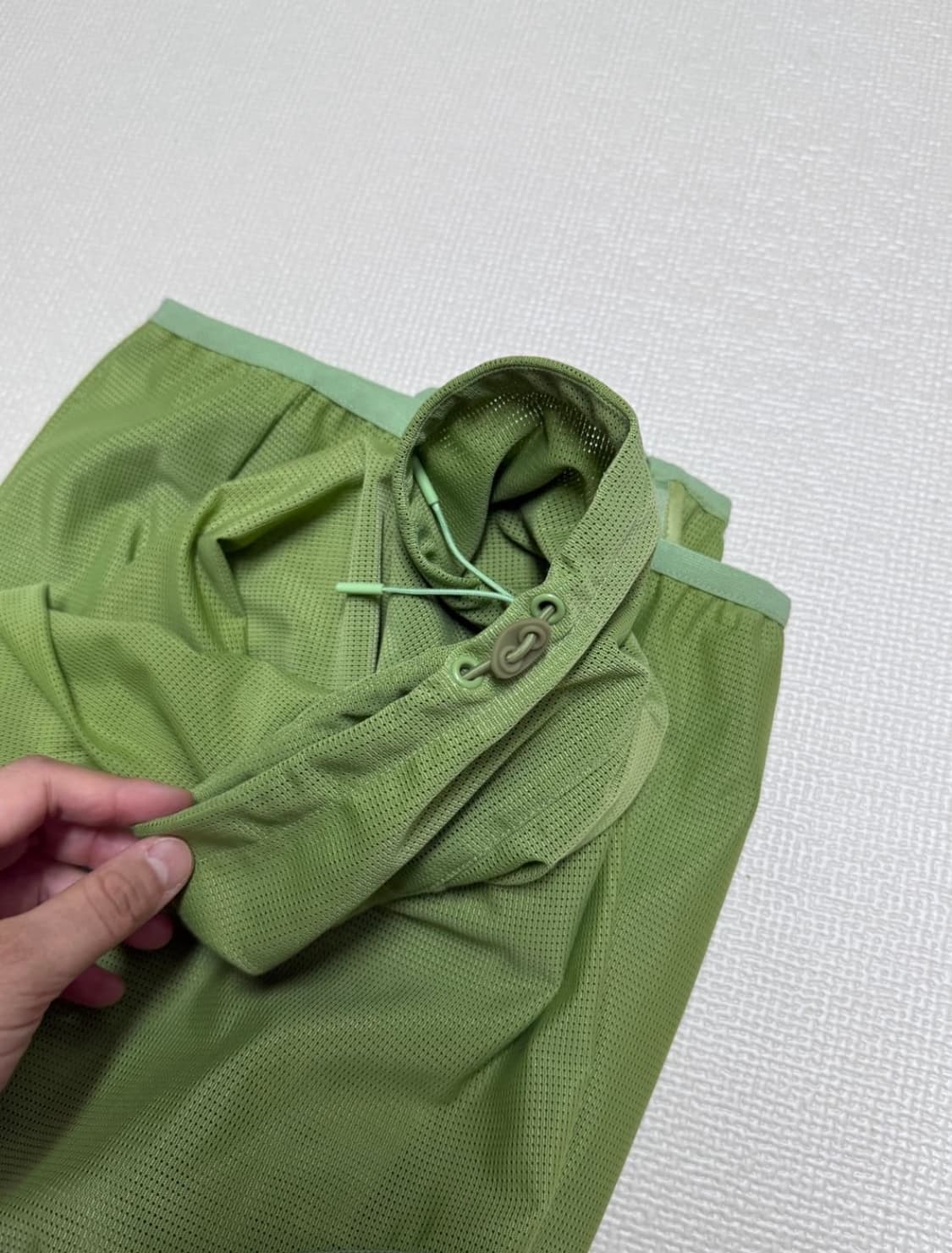 산산기어 메쉬 자켓 그린 24ss 상품이미지3