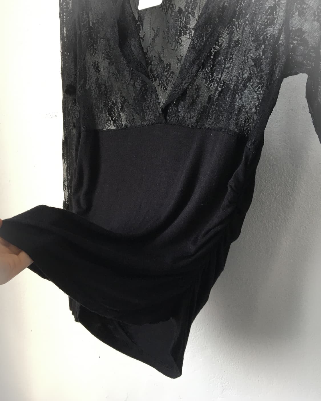 Lace layered sleeve 상품이미지5