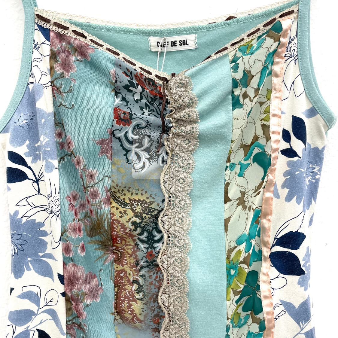 patchwork sleeveless 상품이미지2