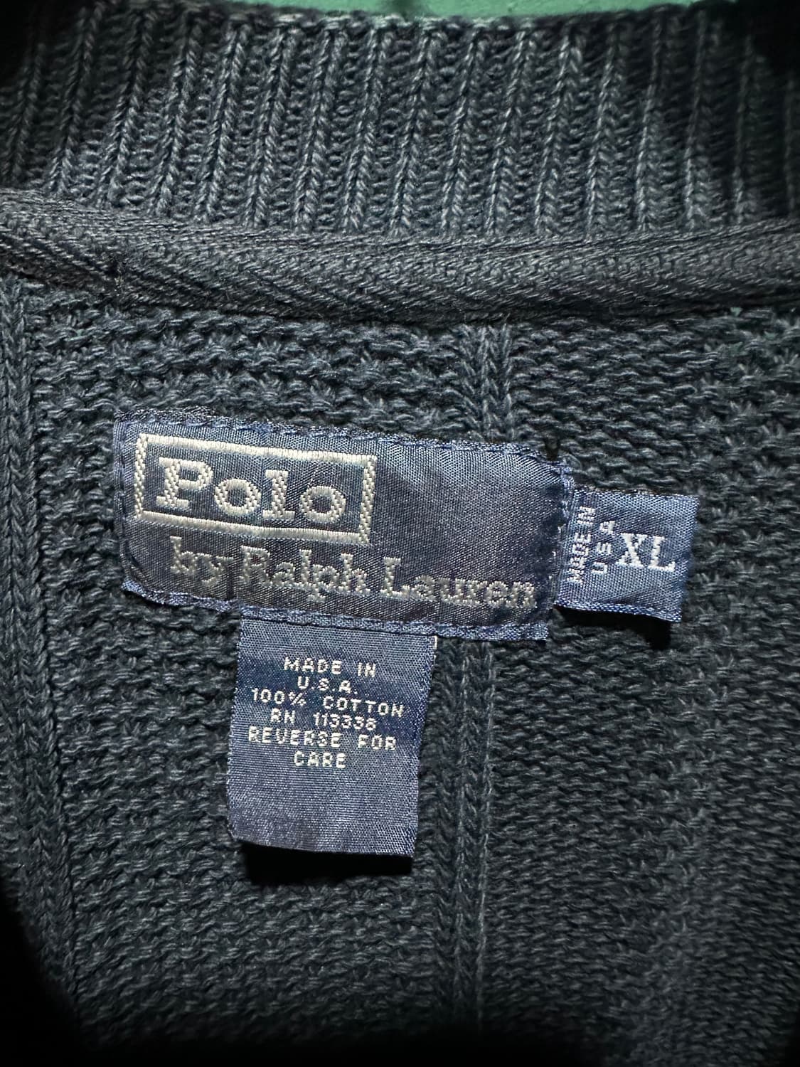 폴로USA 네이비 니트 XL 상품이미지3