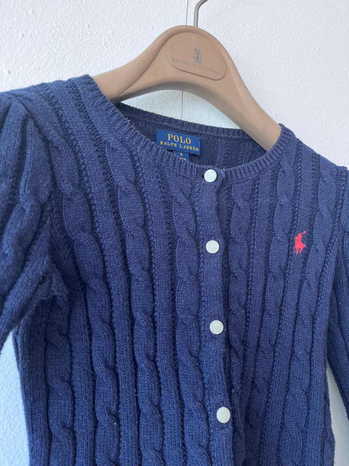 폴로랄프로렌 키즈 케이블가디건 5T사이즈 상품이미지4