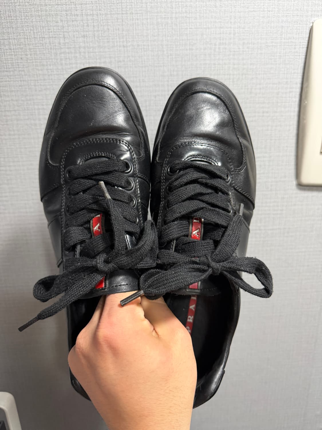 프라다스포츠 레더 스니커즈 265 상품이미지1