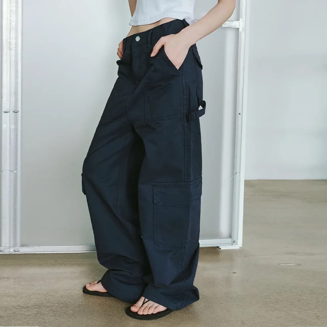 플리즈프로젝트_카펜더팬츠 네이비 상품이미지1