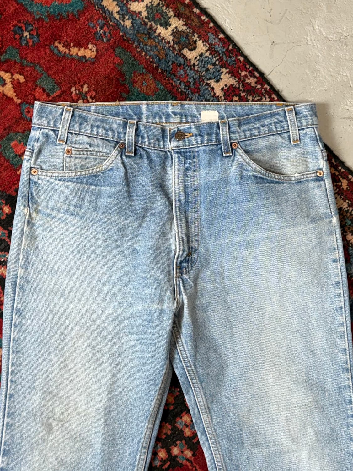 90's USA Made 빈티지 리바이스 517 오렌지탭 부츠컷 상품이미지5