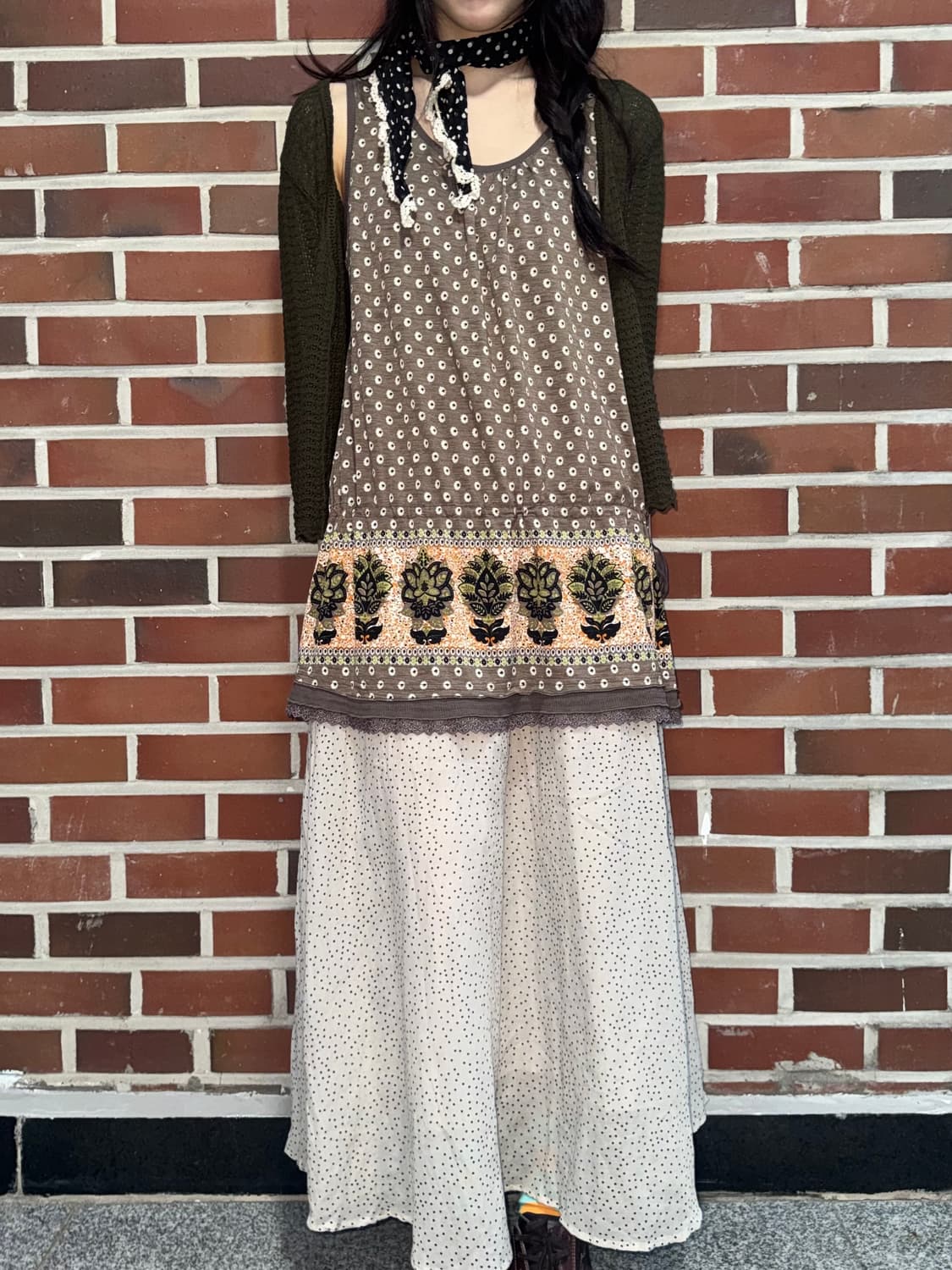 숲속 소녀 빈티지 코디세트 4pcs 상품이미지3