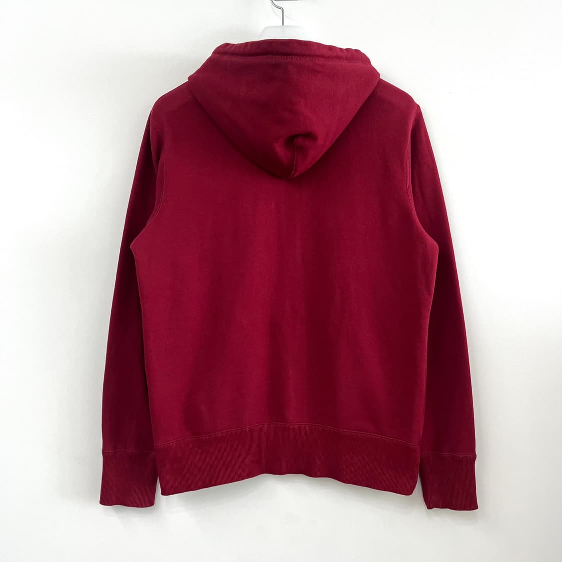 나이키 애슬레틱 로고 버건디 후드집업 상품이미지3