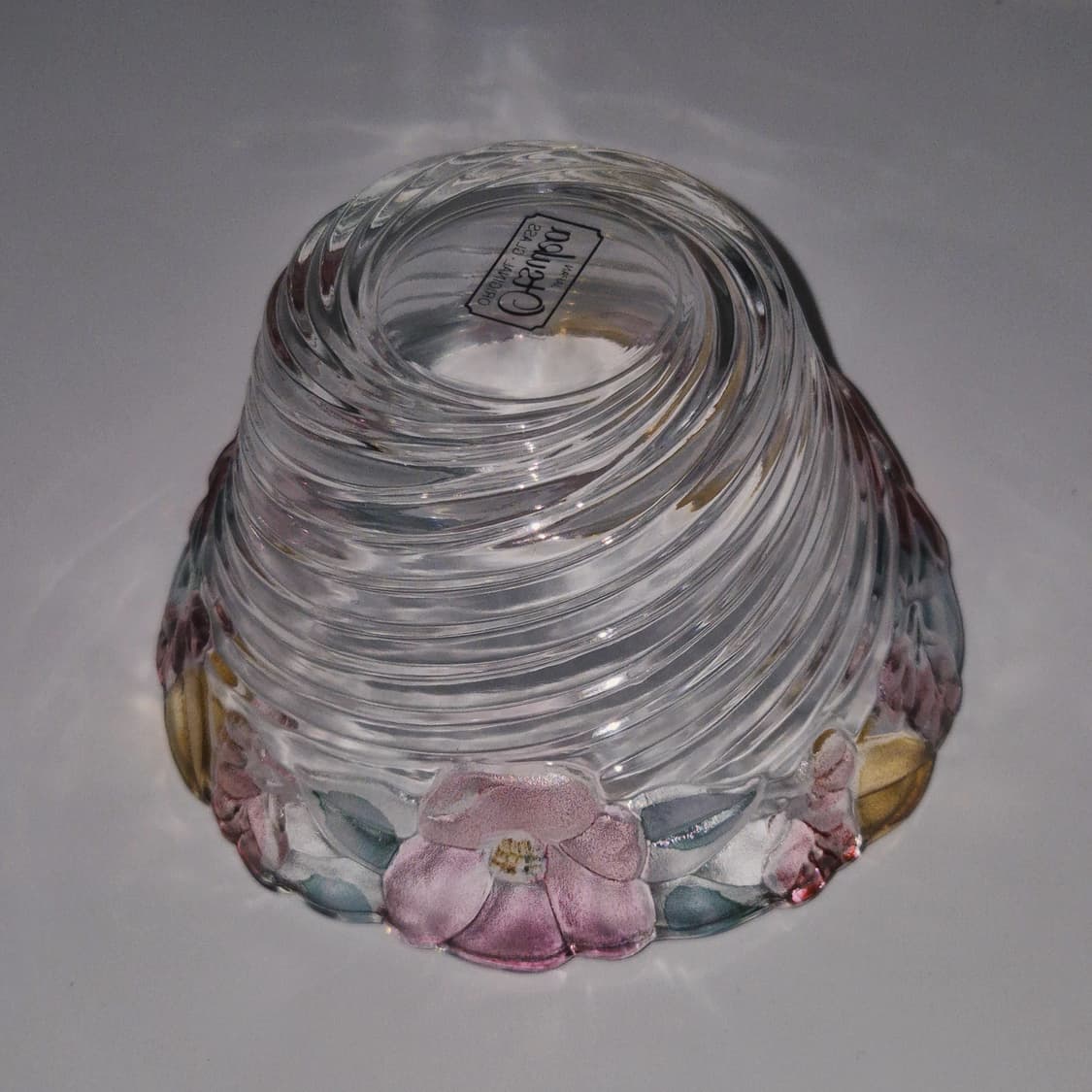 80s 오츠카 컬러 동백꽃 스윌 유리볼 1p 상품이미지7