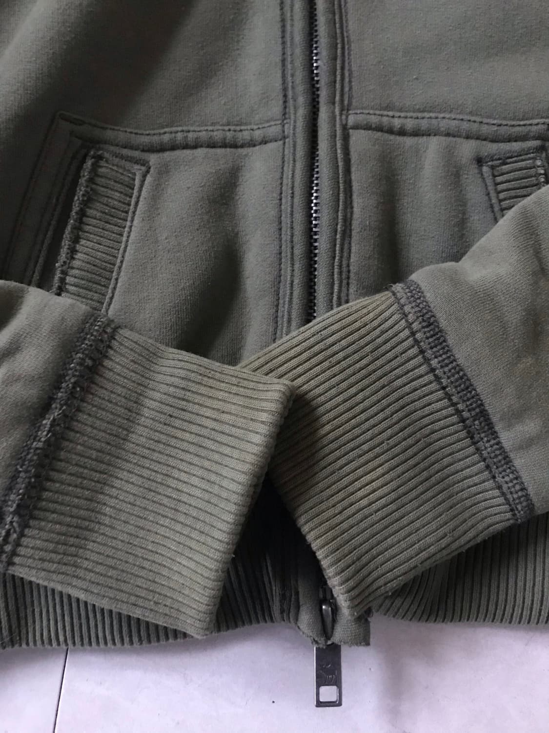 아베크롬비 카키 울프죠 투웨이 후드집업 상품이미지9