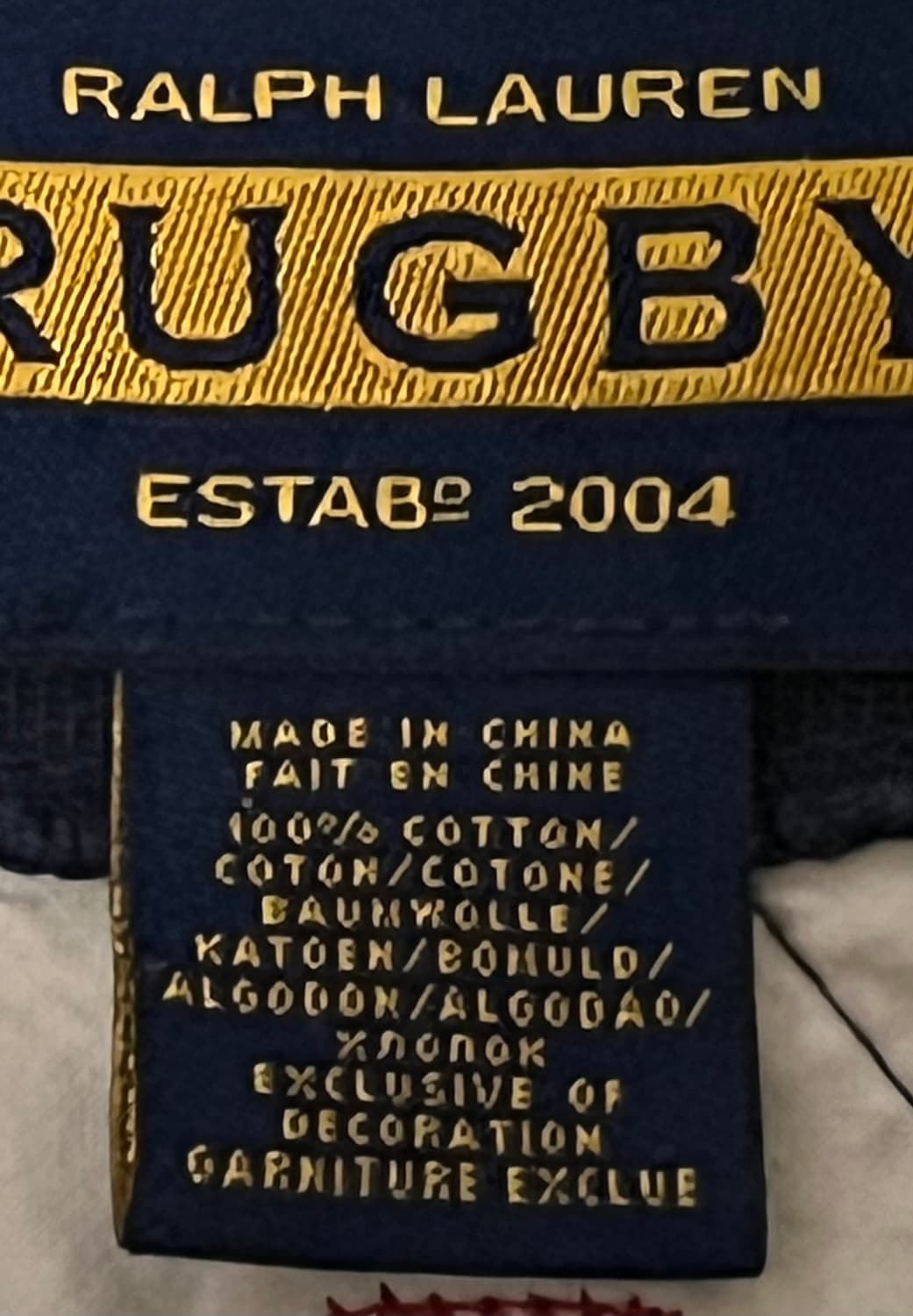 랄프로렌 럭비 후드티 M 네이비 상품이미지6