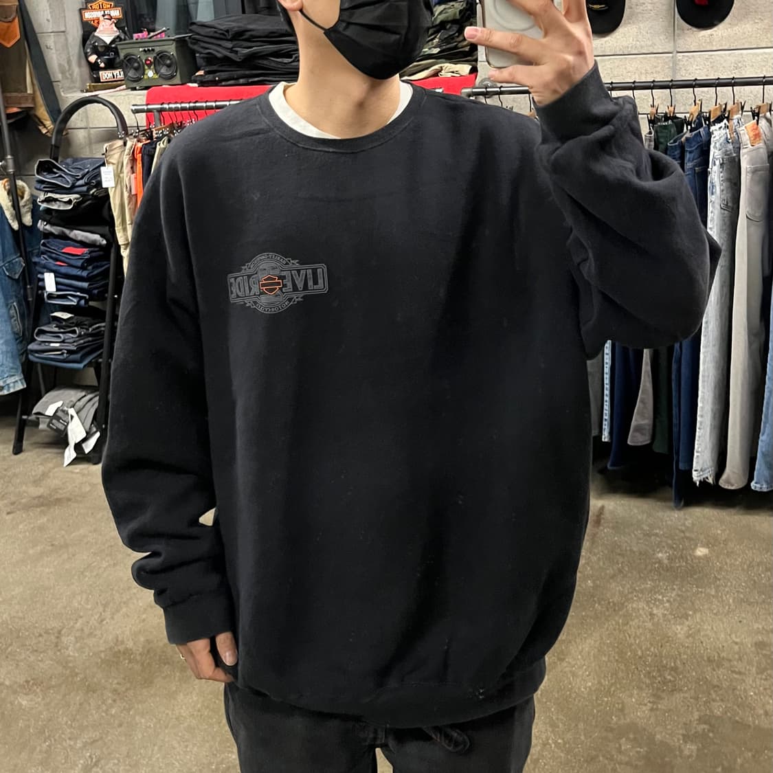 할리데이비슨 로고 스웻셔츠 (110-115) 상품이미지7