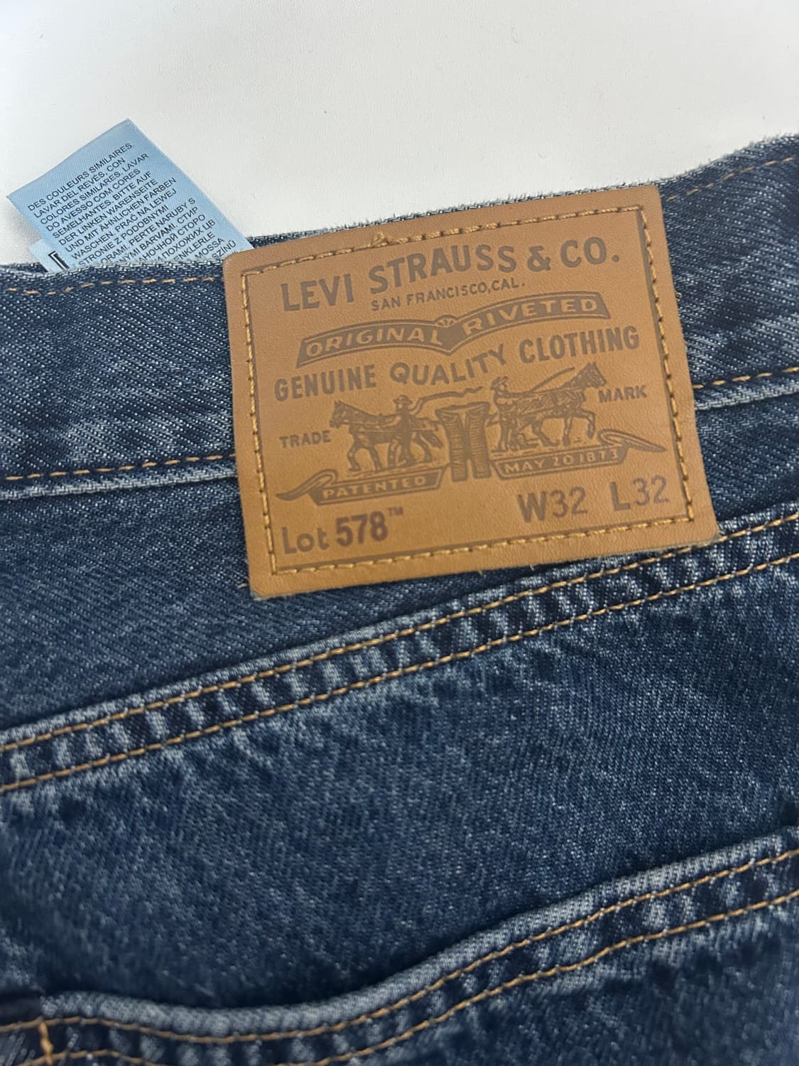 리바이스 프리미엄 578 다크 인디고 32 상품이미지2