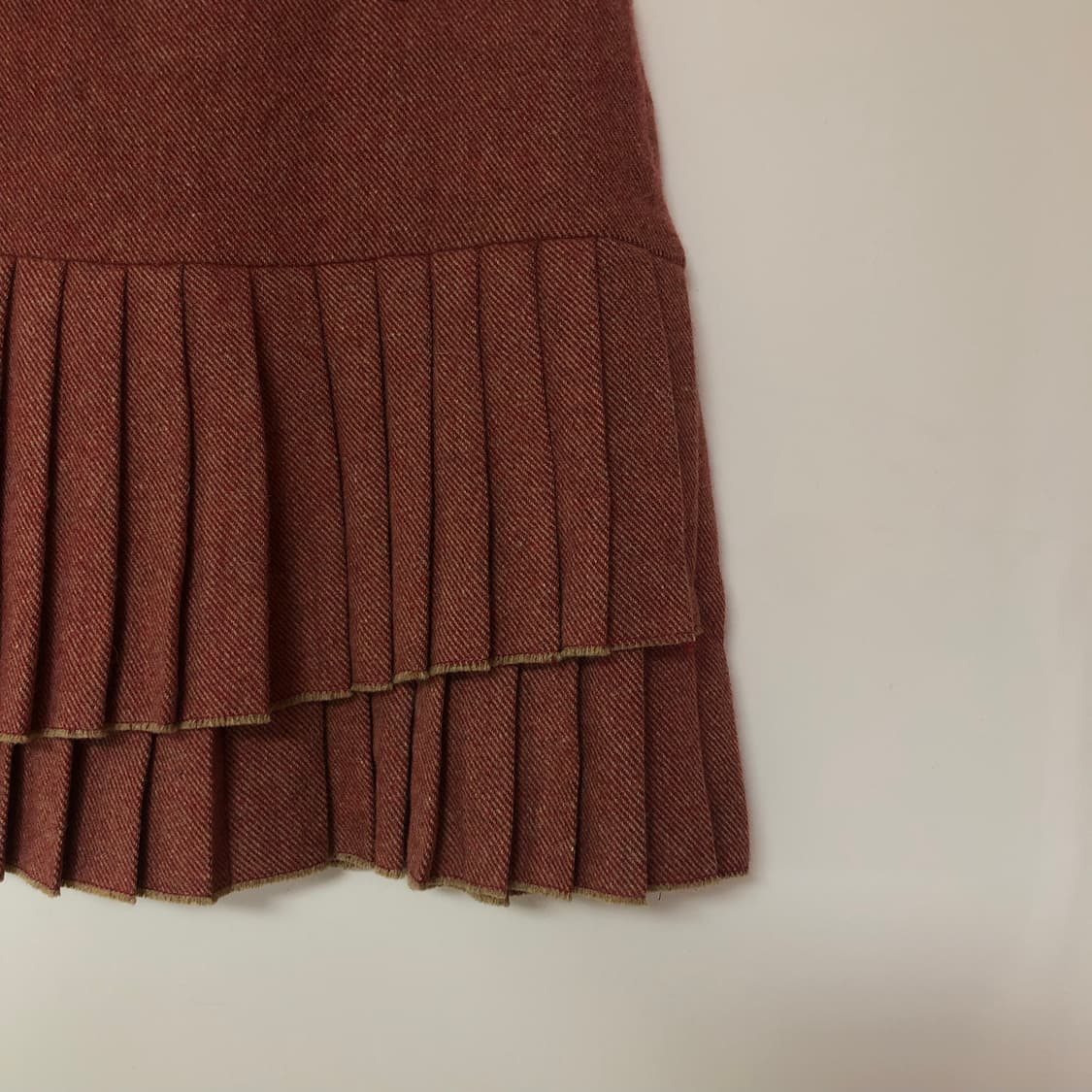 Vintage 💿 jelly pleats skirt  상품이미지3