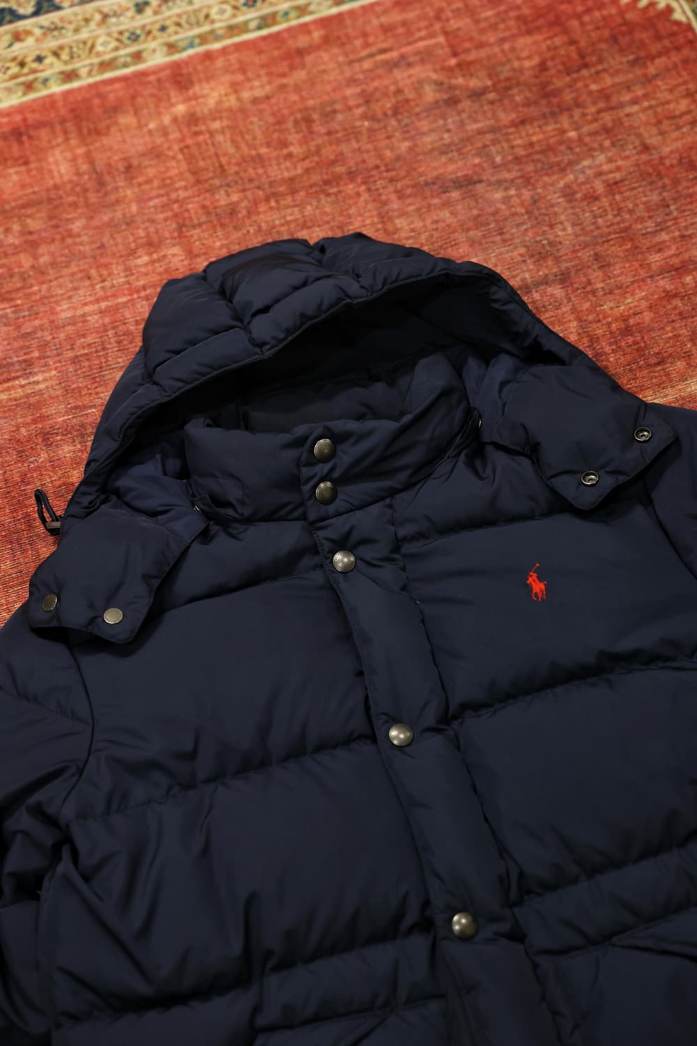 폴로랄프로렌 패딩 네이비 판매 상품이미지2