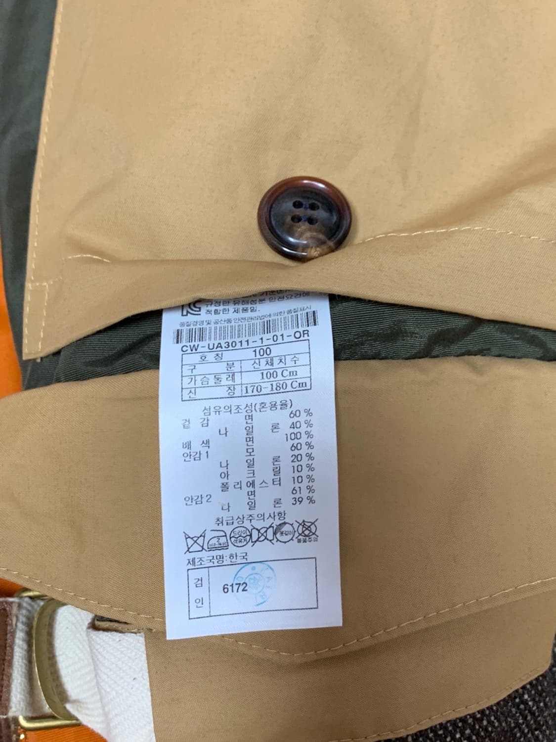 커스텀멜로우 오렌지 후드 헌팅 자켓 피싱 95 사파리 상품이미지8