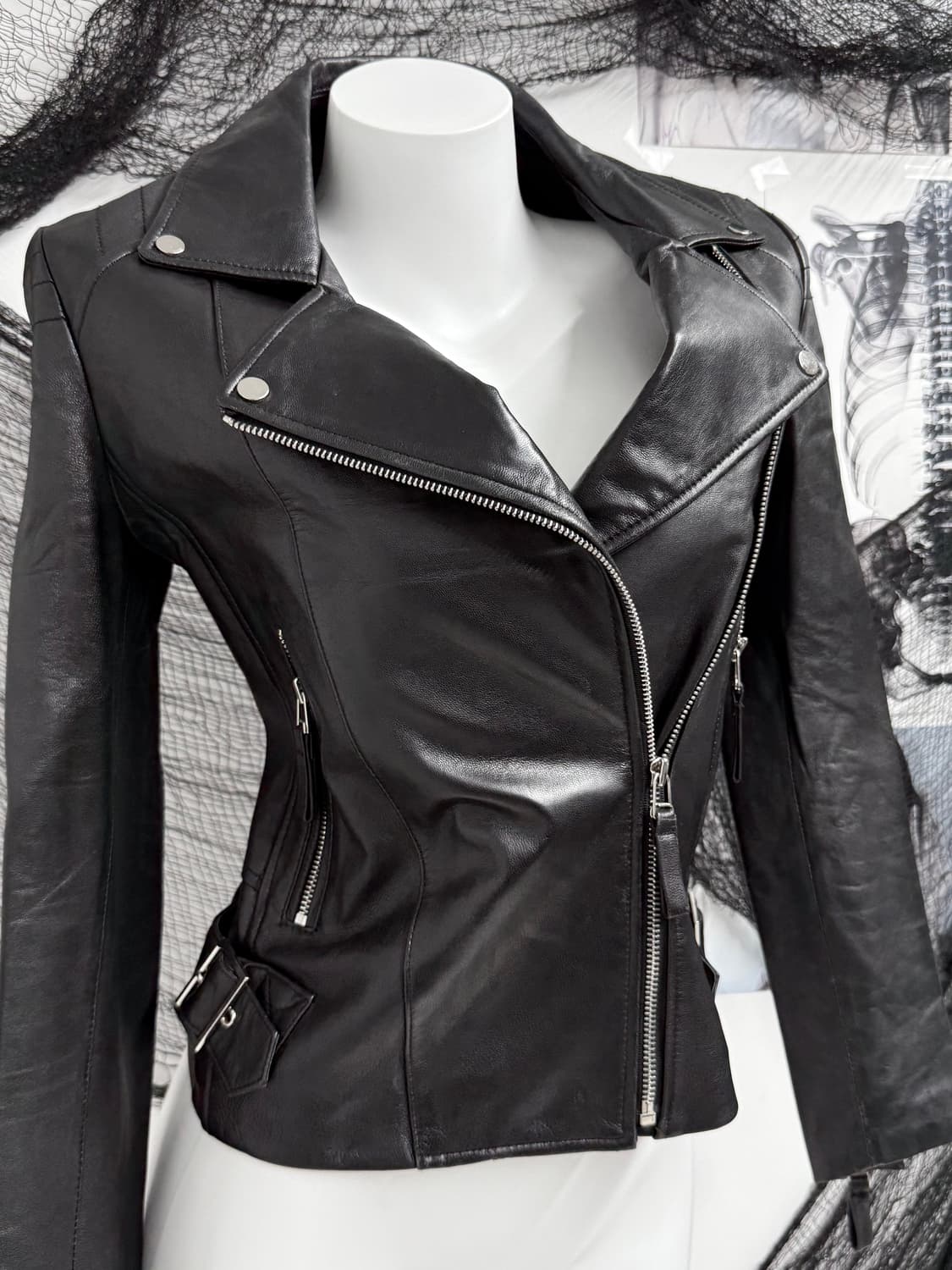Leather jacket (양가죽) 상품이미지2