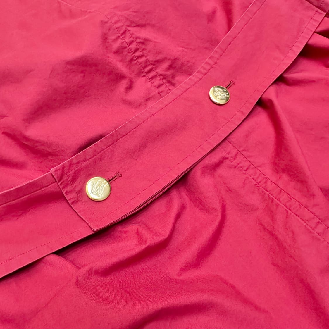 90s 빈티지 버버리 레드 트렌치코트 상품이미지5