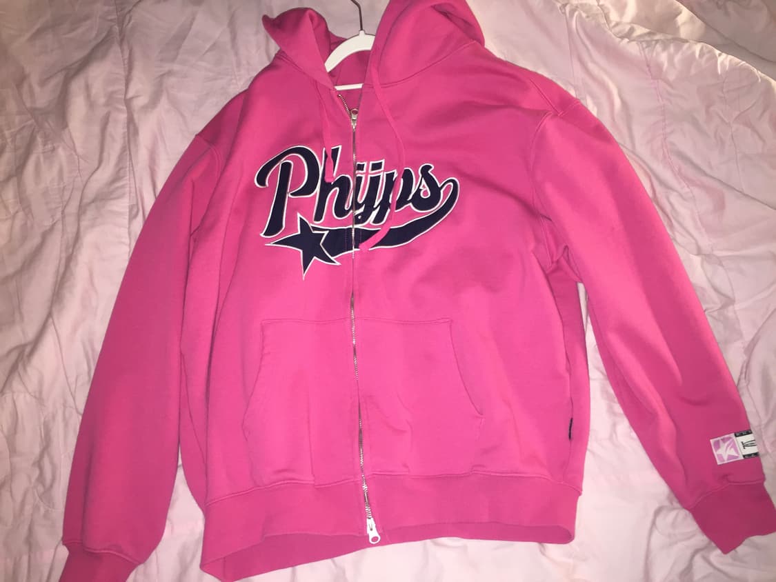 피지컬 디파트먼트 스타테일 후드집업_핫핑크 상품이미지2