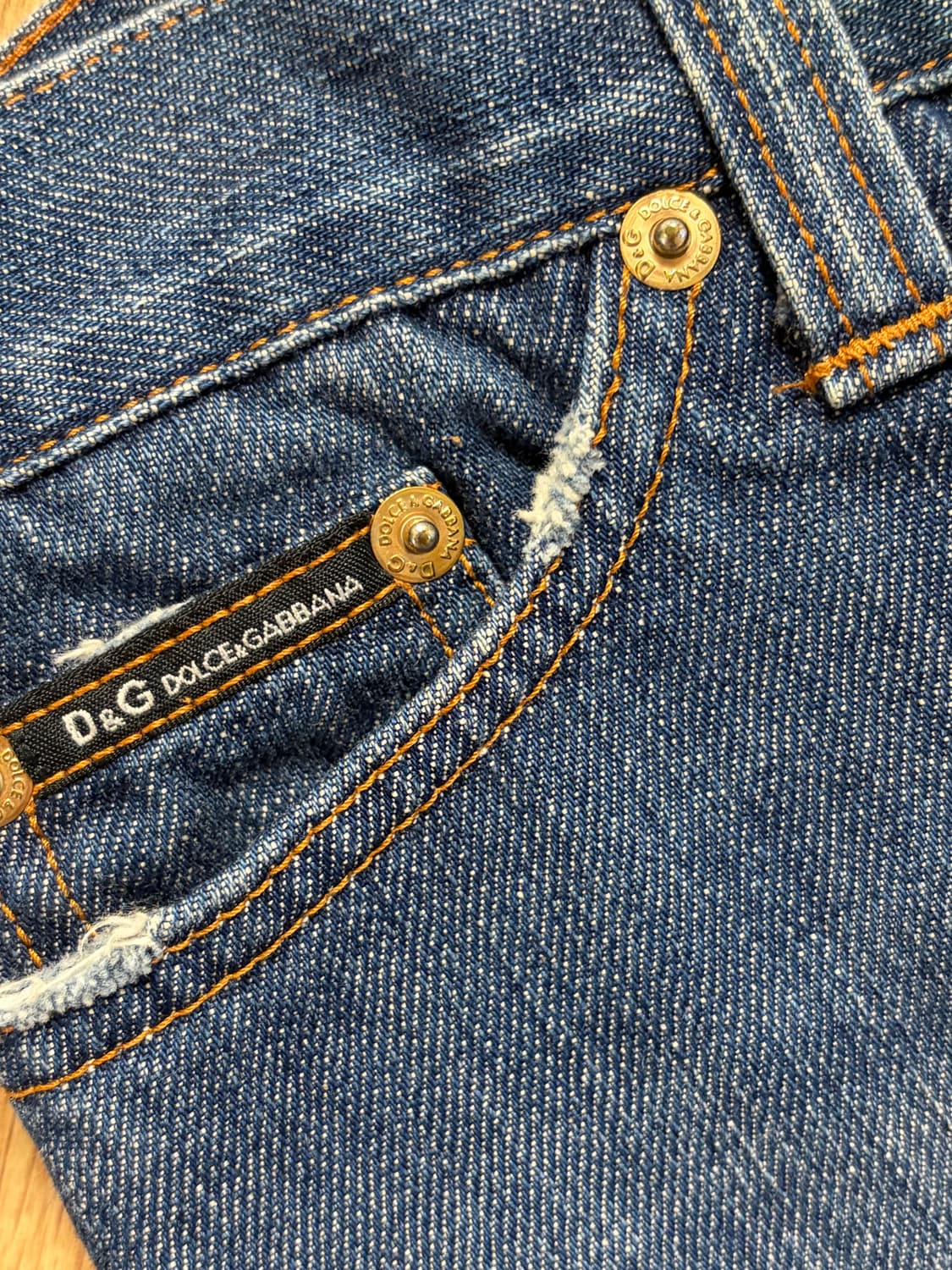 D&G 돌체앤가바나 청치마 빈티지 상품이미지7