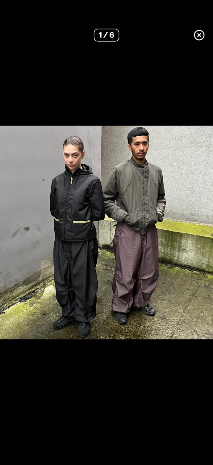 194 Local 밀리터리 오버팬츠 블랙 상품이미지1