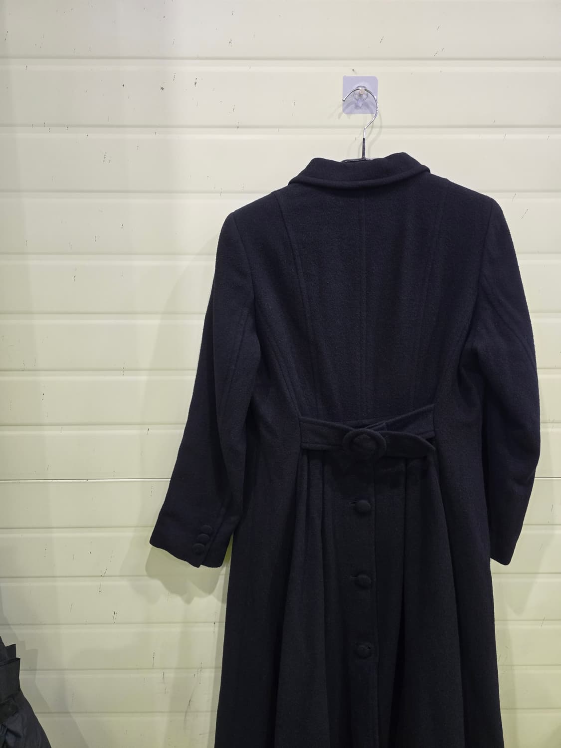 SERGE 블랙 롱 모직 코트  상품이미지5