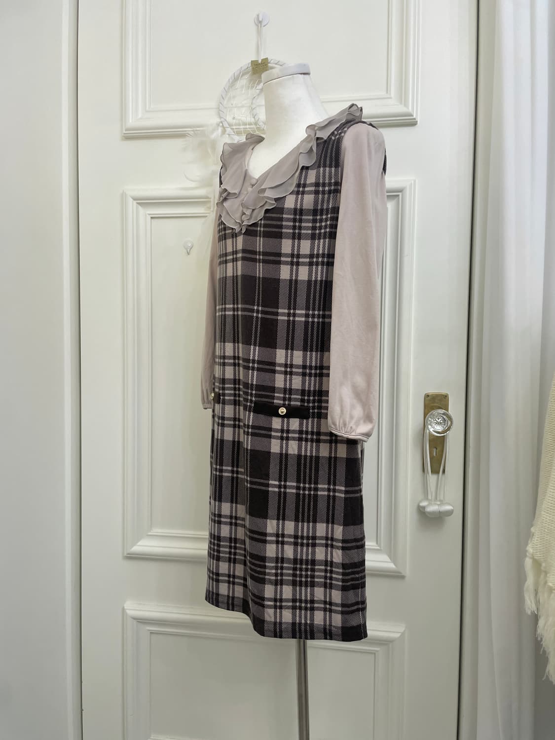 indi pink ruffle shirring top&indi pink 상품이미지2