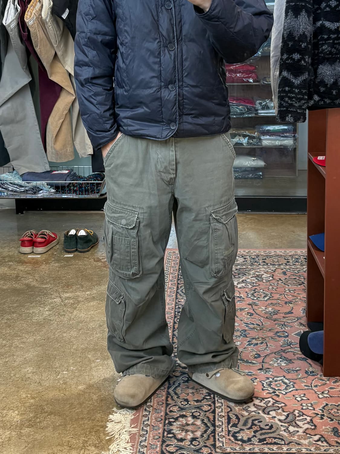 아베크롬비 빈티지 와이드 카고 팬츠 상품이미지2