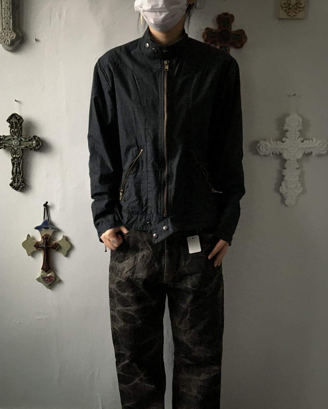 High neck cotton jacket 상품이미지1