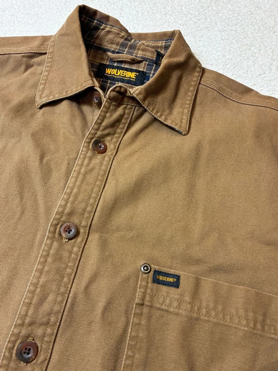 버린 00's 헤비코튼 아메리칸 캐쥬얼 셔츠 PN6913 상품이미지3