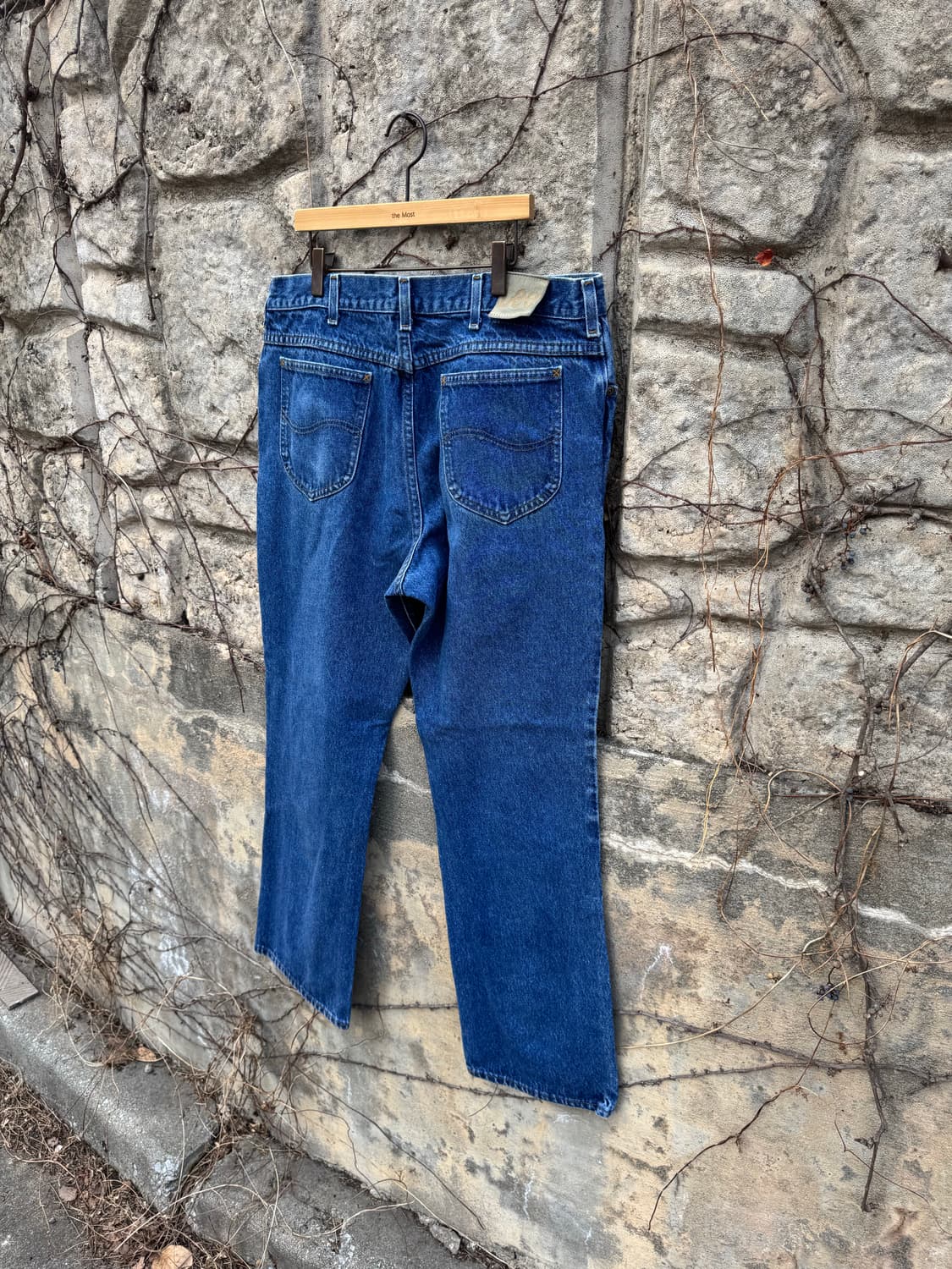 90s lee 빈티지 202-0389 부츠컷 워싱 데님 팬츠 517 상품이미지4