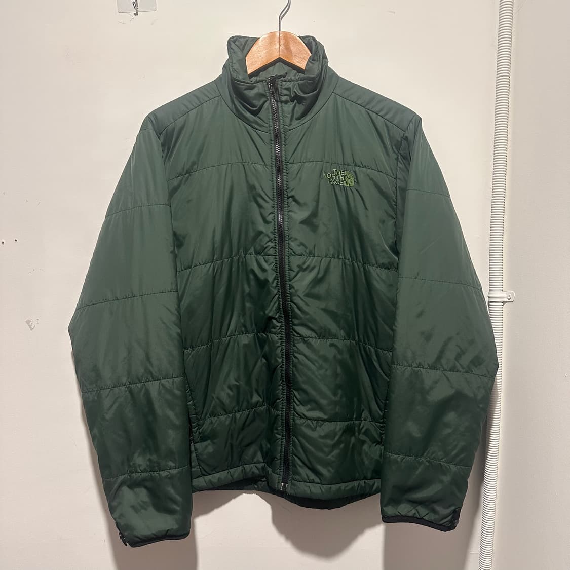 노스페이스 그린 패딩 점퍼 상품이미지1