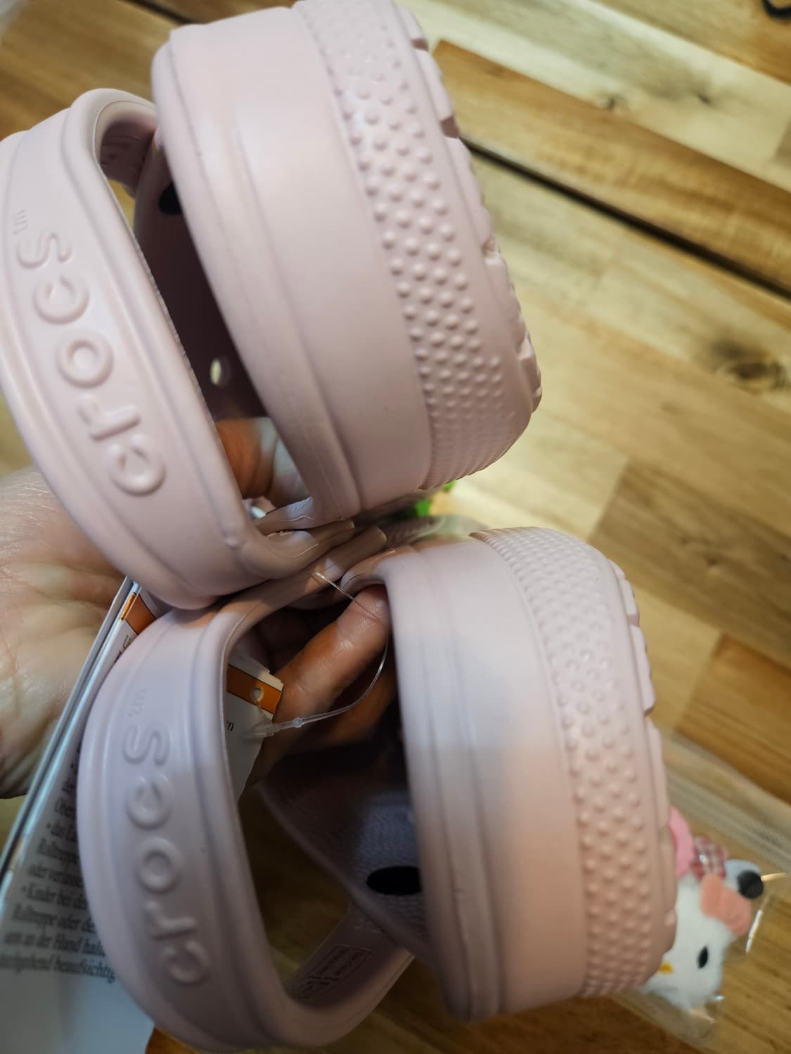 크록스 바야 클로그 슬리퍼 10126 베어리핑크 M7W9(260) 상품이미지5