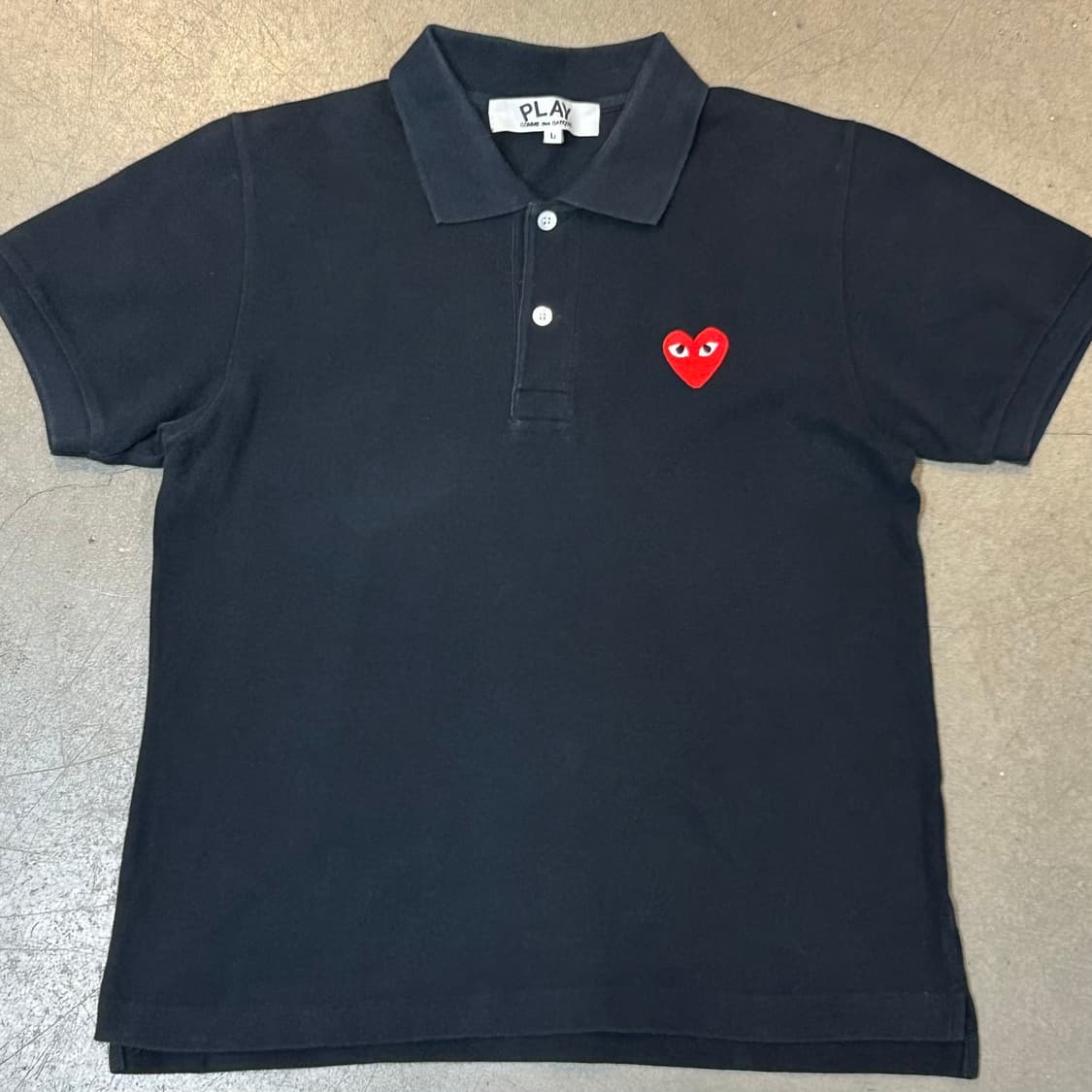 🫶🏻 꼼데가르송 카라 반팔티 🫶🏻 상품이미지1