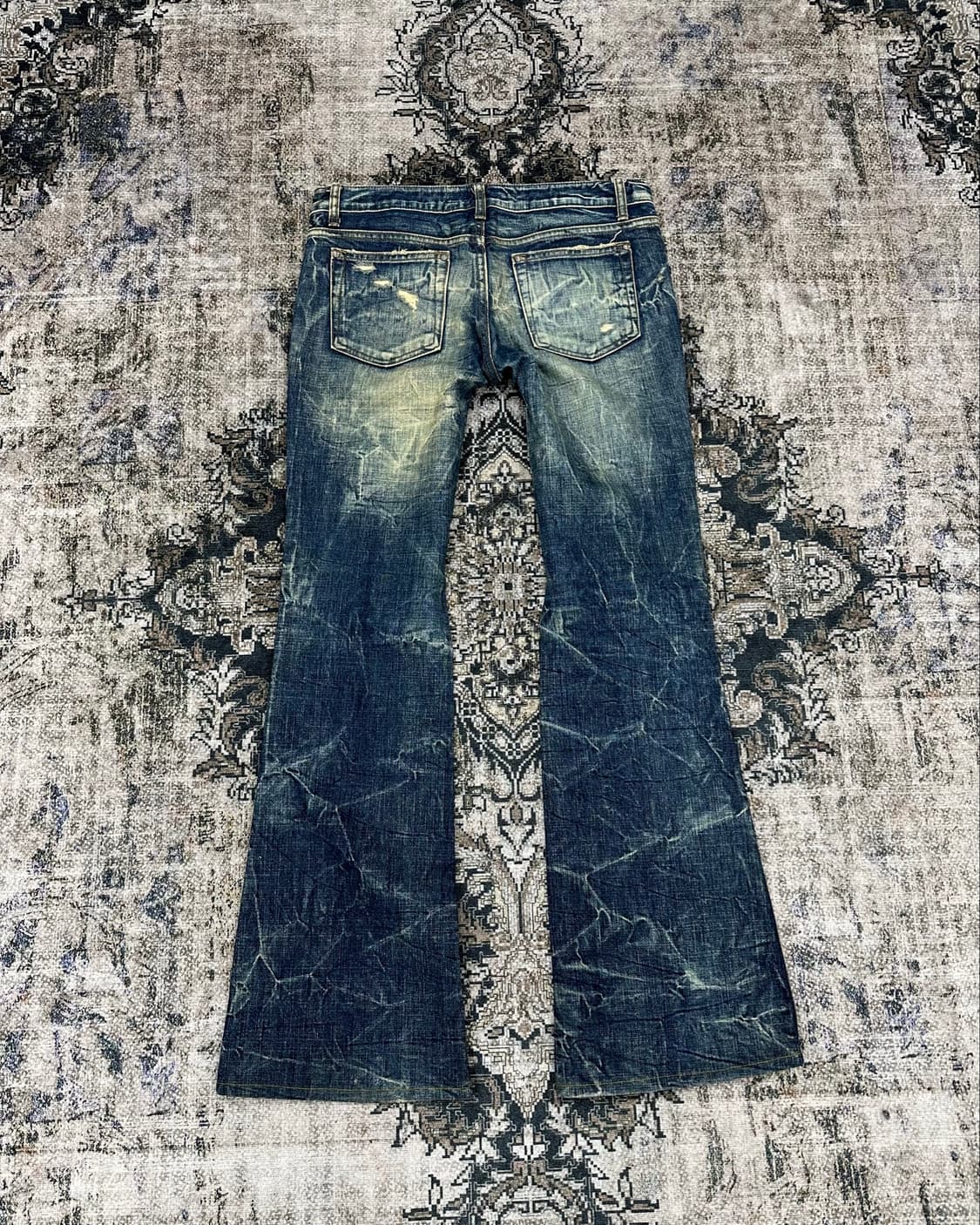 Cook jeans damaged flared jeans 상품이미지4