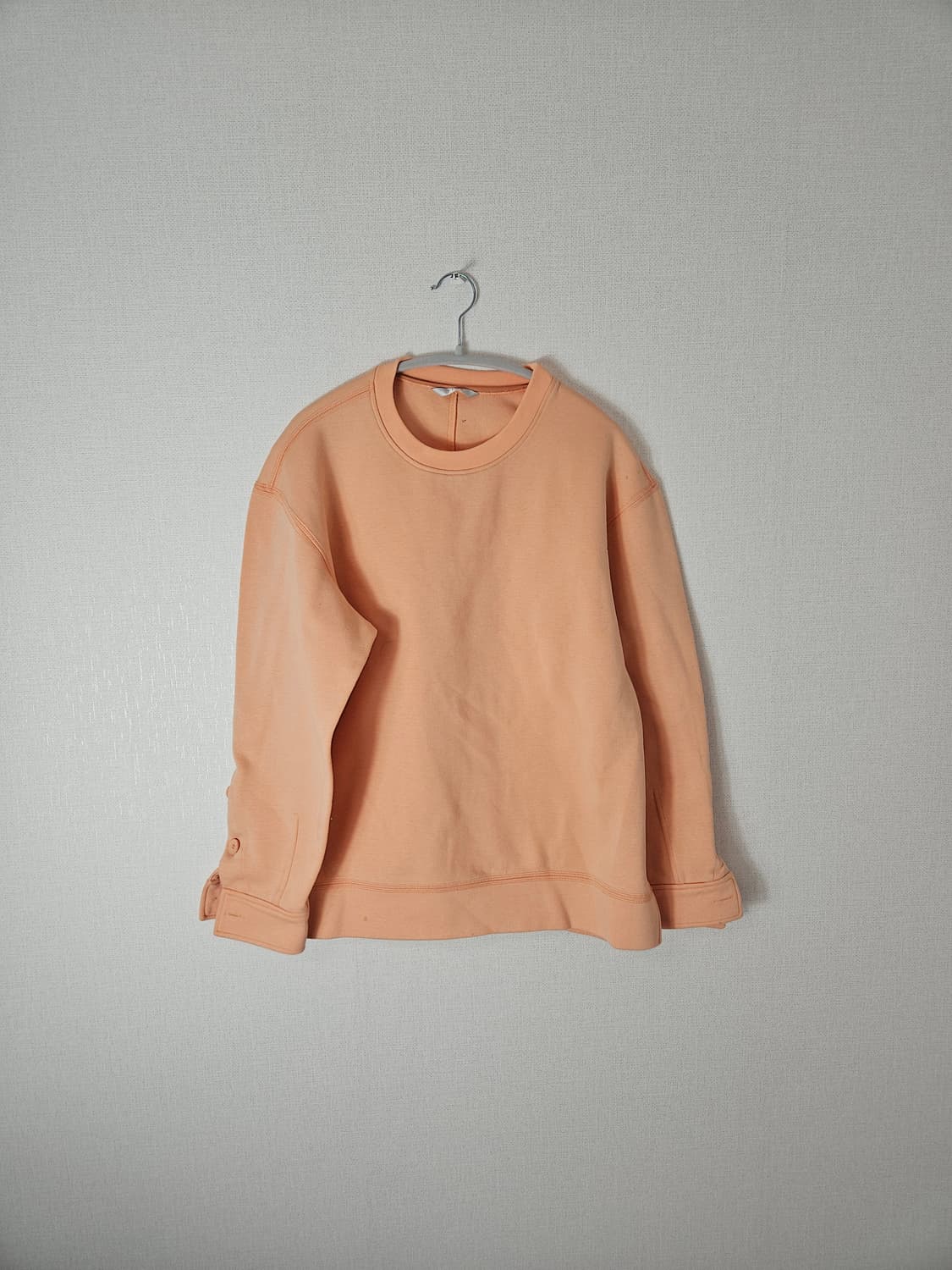 타임 옴므 버튼포인트 라운드넥 맨투맨 기능성 TIME 95 상품이미지1