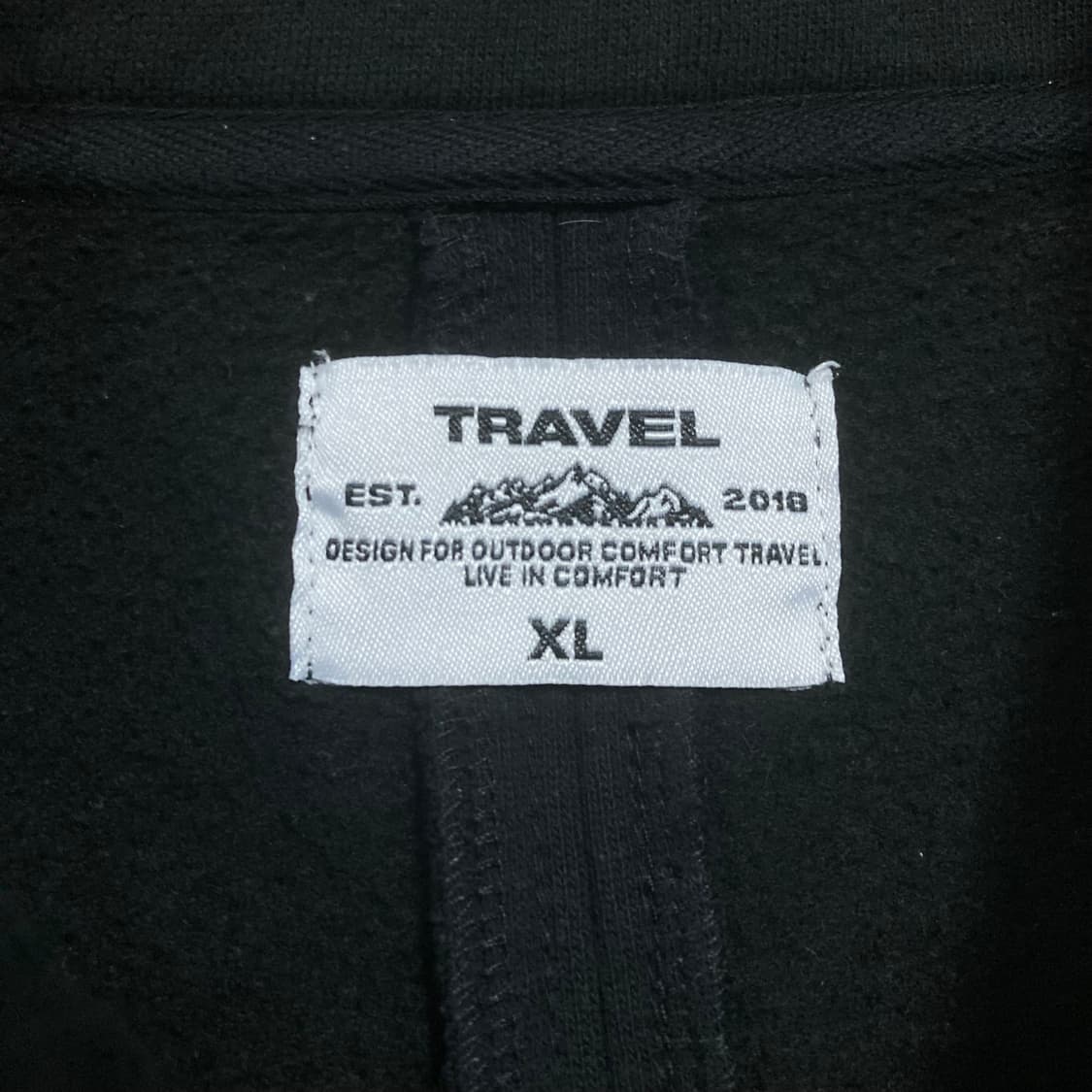 트래블 블랙 컬러 스카우트 바시티 스웻 자켓 상품이미지3