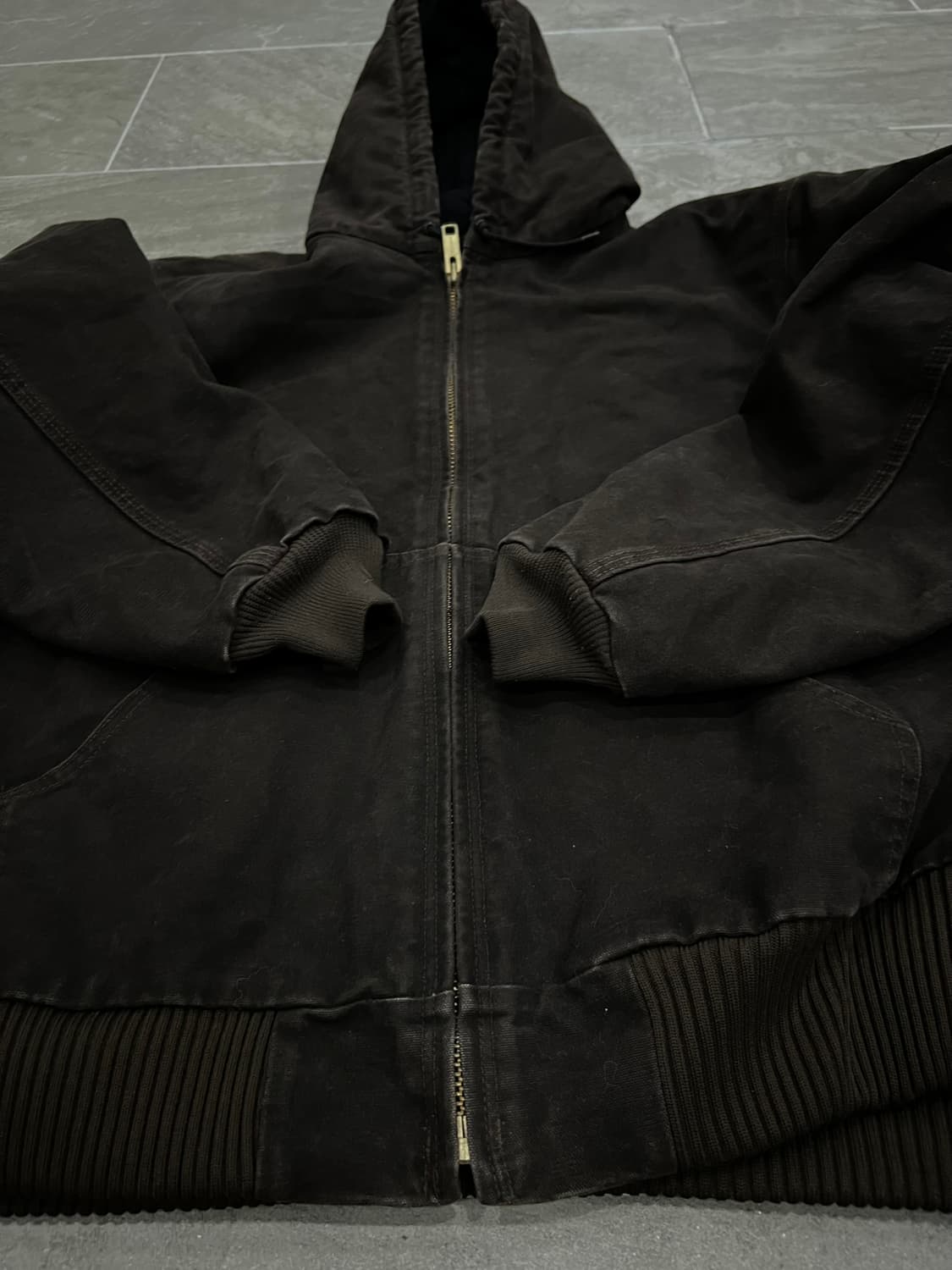 (XL) 칼하트 덕 액티브 후드자켓 J130 DKB 다크브라운 상품이미지7