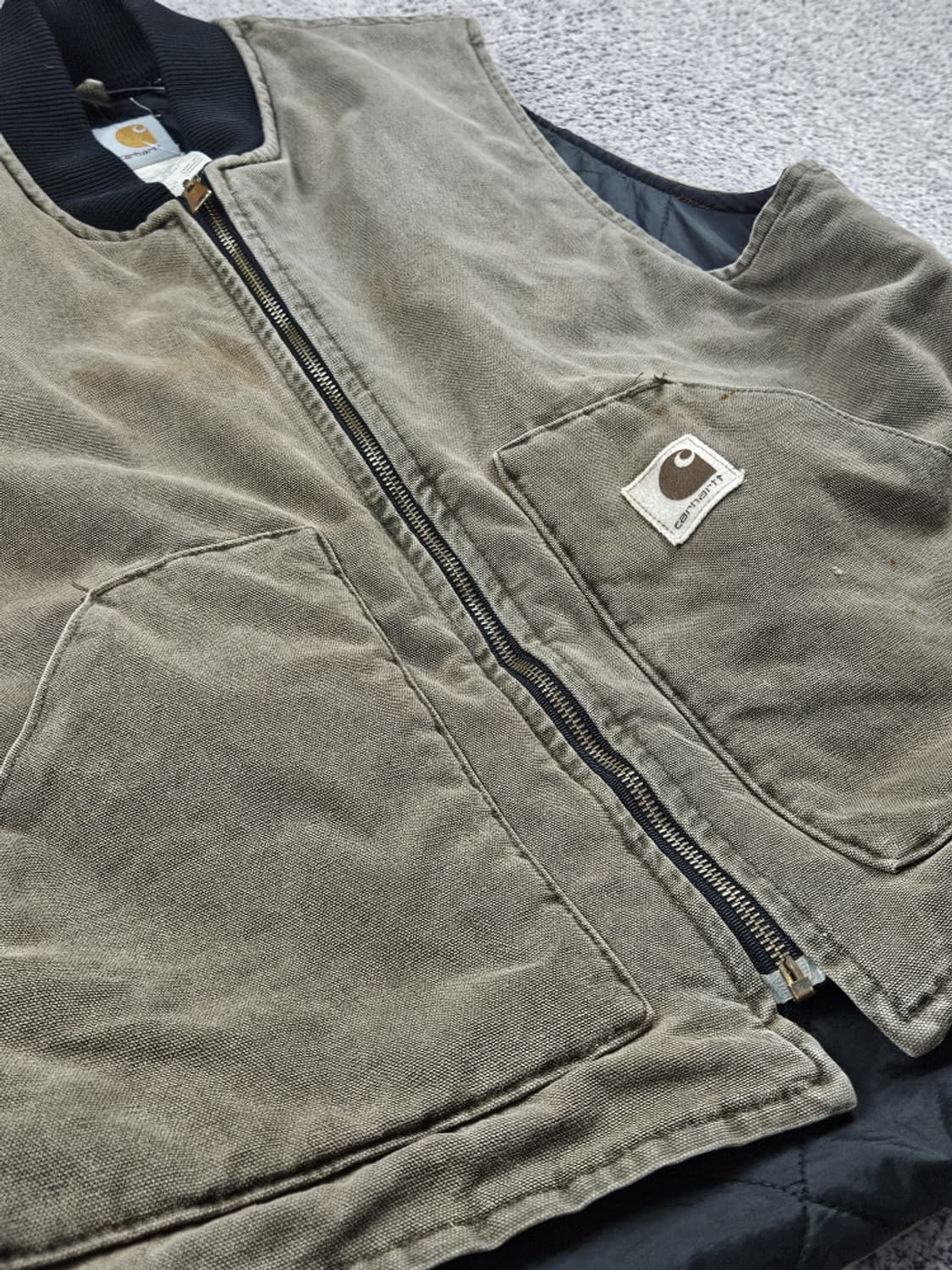 칼하트 V02 덕 캔버스 워크 베스트 ( XL ) / 10353 상품이미지10