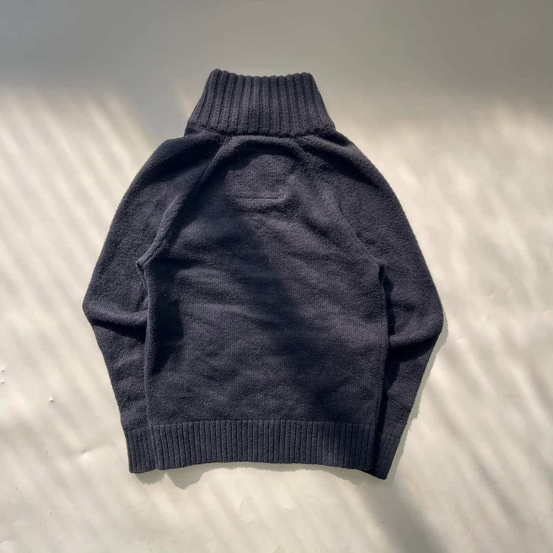 홀리스터 y2k 여리핏 네이비 걸즈 니트 집업(L) 상품이미지3